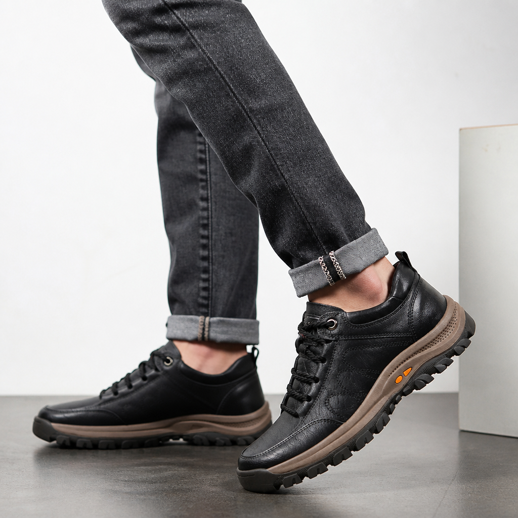 Orthopedische Leren Herensneakers – Orto Pro