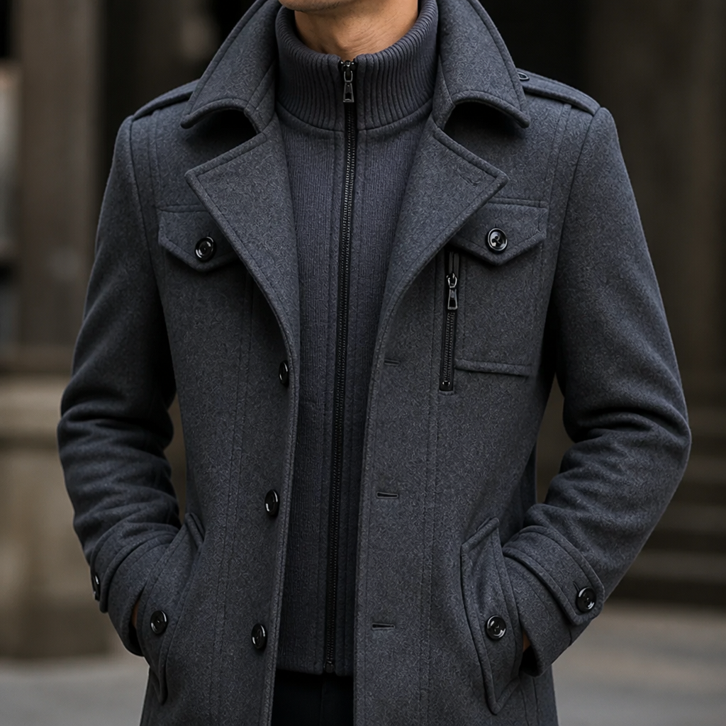 Stijlvolle Peaky Blinders Winterjas