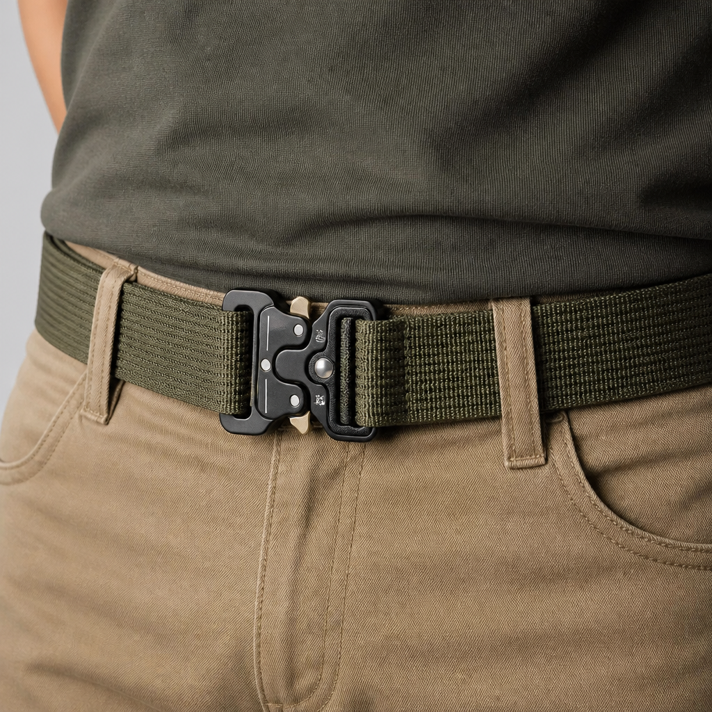 Tactische Riem met Quick-Release Gesp