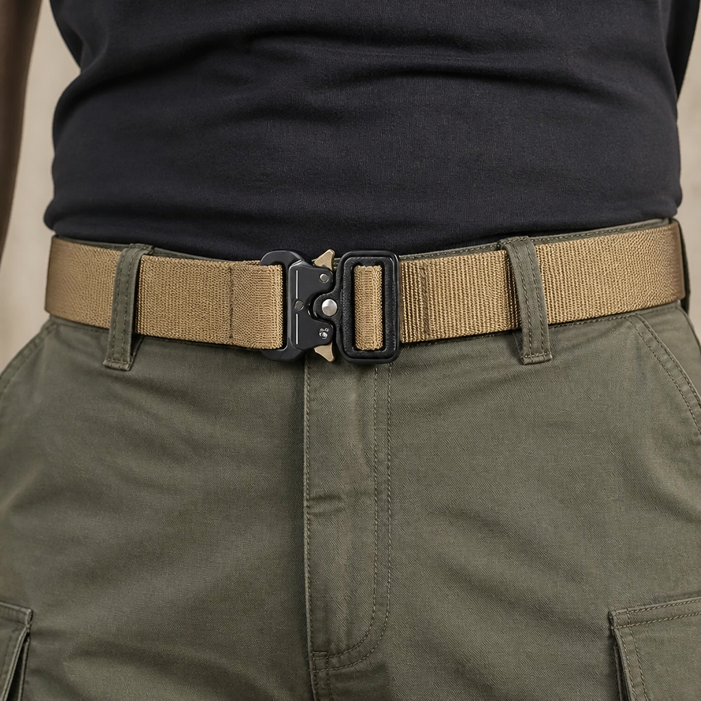 Tactische Riem met Quick-Release Gesp