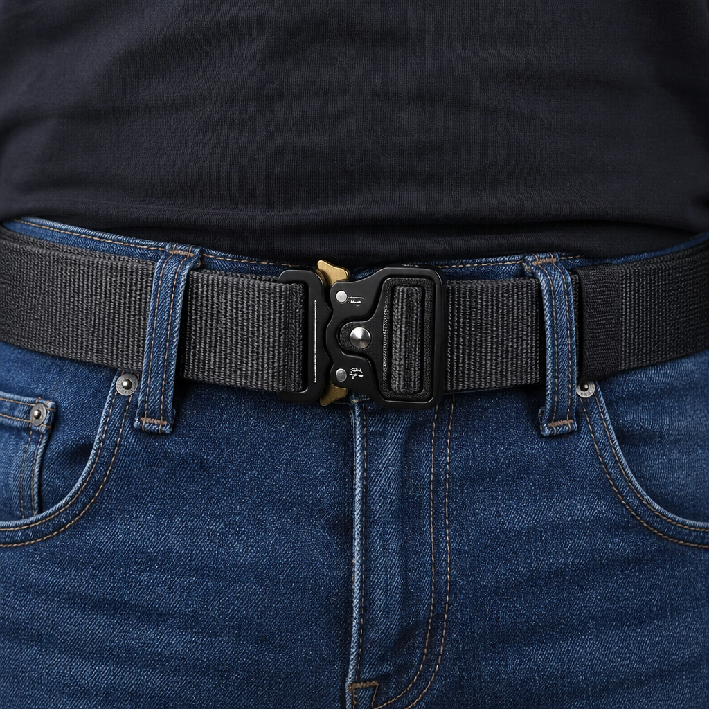 Tactische Riem met Quick-Release Gesp