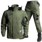 Tactische softshell werkkledingset voor heren – Jas en cargobroek met meerdere zakken