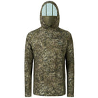 TWS UPF 50+ jachtshirt voor heren met masker – Camo vis-hoodie met lange mouwen