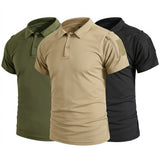 Khaki / Zwart / Legergroen (3-pack)
