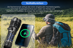 Onverwoestbare militaire tactische zaklamp