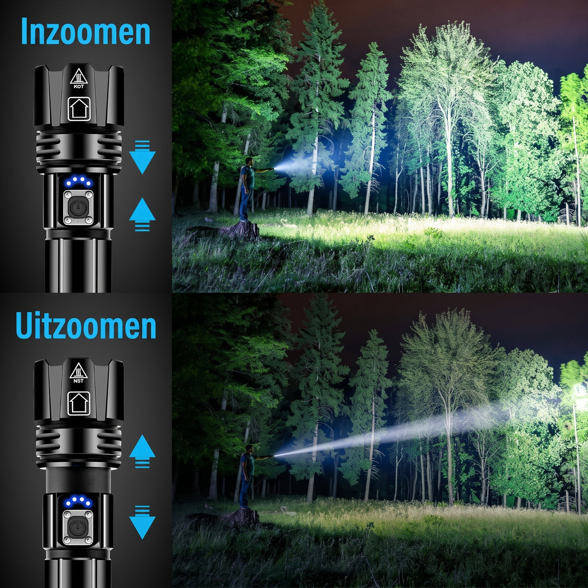 Tactische X7 zaklamp