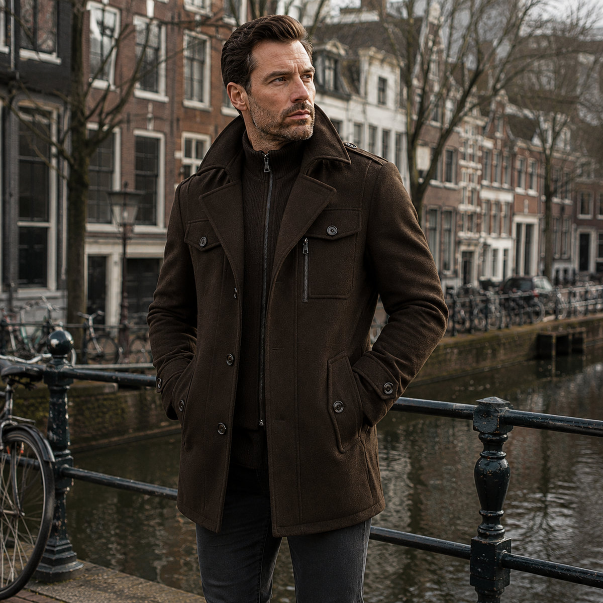 Stijlvolle Peaky Blinders Winterjas