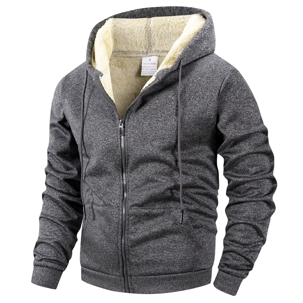 ThermoShield – Warme Heren Hoodie met Teddyvoering