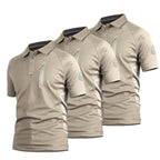 Combat Top met Korte Mouwen voor Heren – Sneldrogend Gevechtsshirt (3-pack